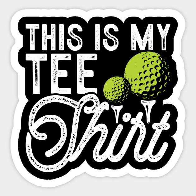 This Is My Tee T Shirt For Women Men Sticker by Pretr=ty